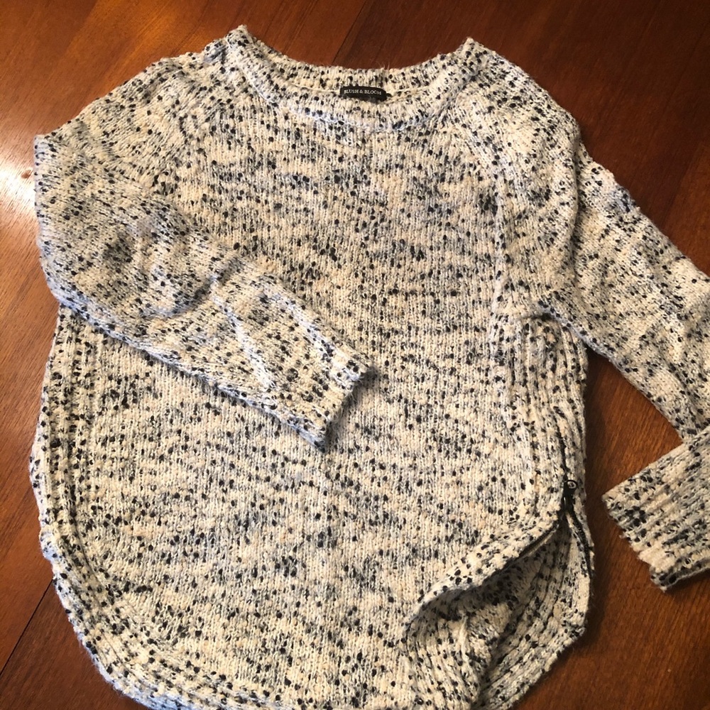 Side zip (both sides) sweater